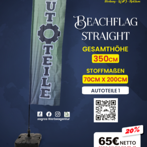 beachflag "straight" لقطع غيار السيارات (عرض خاص: وفر 20%)