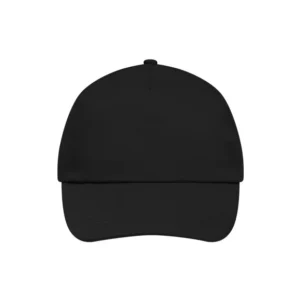 قبعة كاب (baseball cap) قطنية 5 ألواح مع طباعة الشعار مقاس موحد